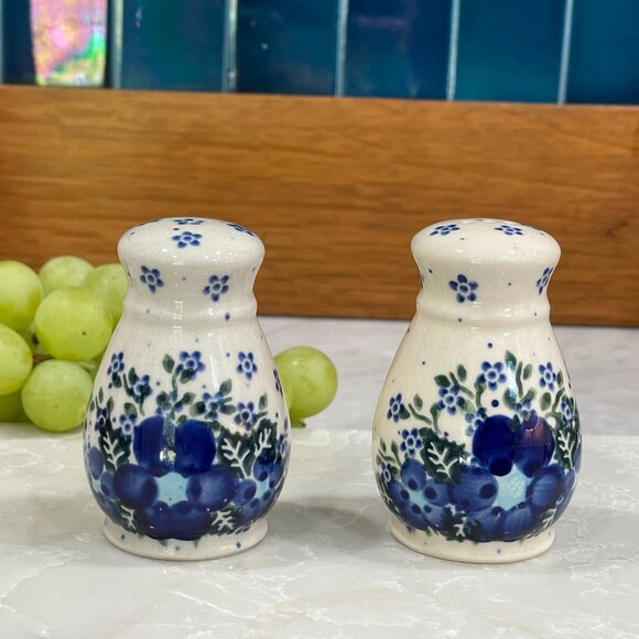 Gorgeous Artisan Imported Salt & Pepper Set - Poland-NEW - Picture 2 of 15